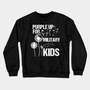 Purple Up for Military Kids - Month of the Military Child Crewneck Sweatshirt